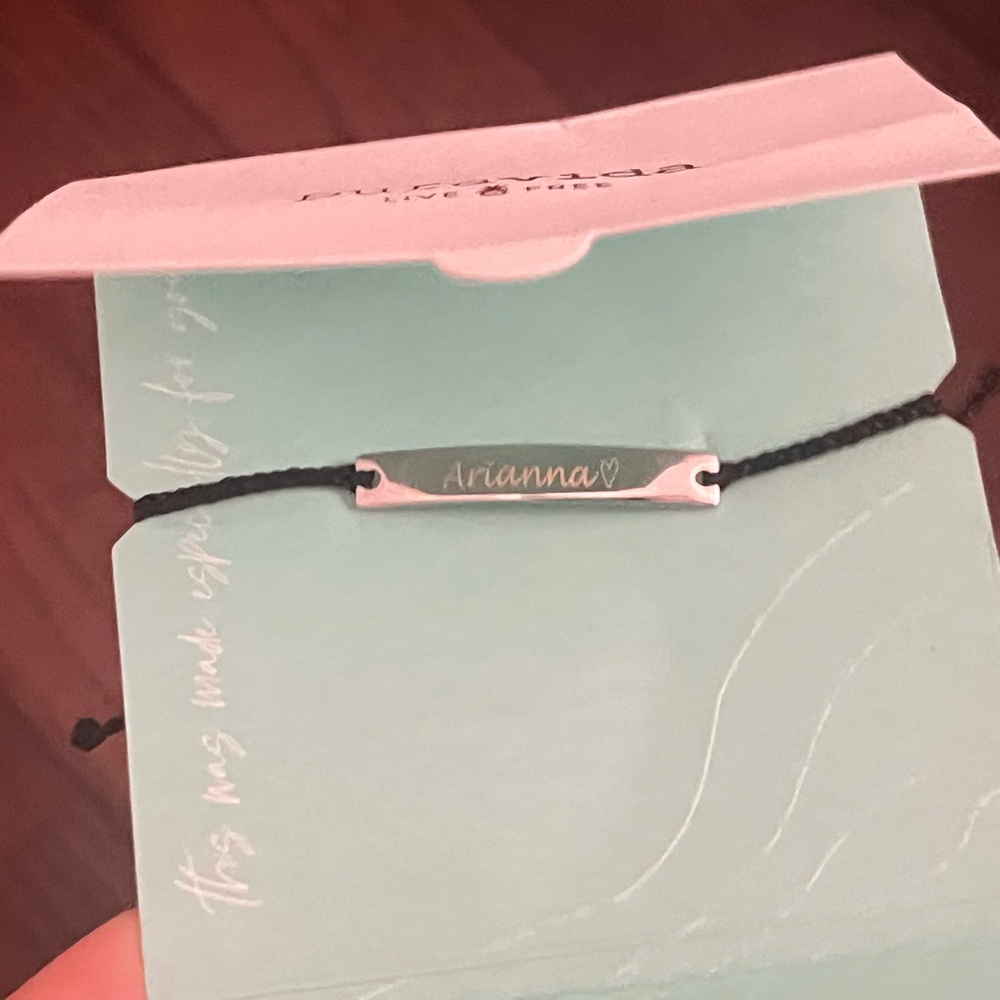 Pura Vida Bracelet with the name Arianna<3 engraved